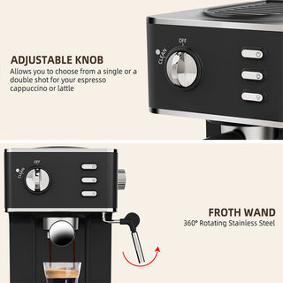 Household Semi-automatic Pressure Milk Frother For Coffee Machine